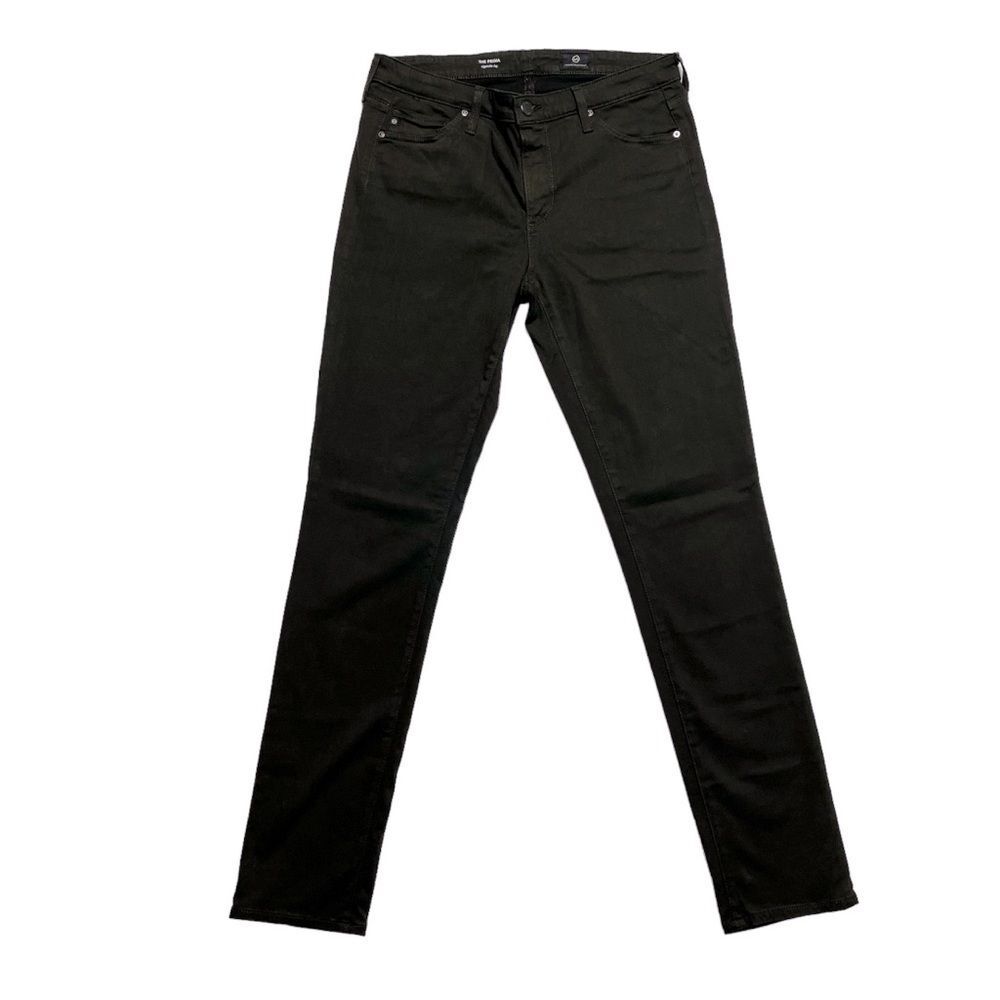 AG Adriano Goldschmied The Prima Cigarette Leg Jeans Dark Brown Women’s 28R - Picture 3 of 16